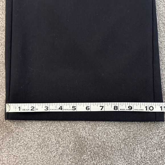 Abercrombie & Fitch Black Sloane Tailored Wide-Leg Pants Curve Love SZ 33/16 R - Picture 11 of 11